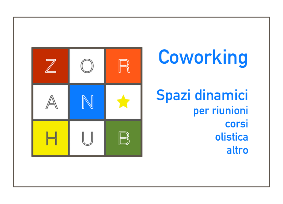 zoran hub coworking - spazi dinamici in affitto per riunioni, corsi e altro